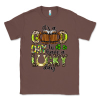 Chestnut It's a Good Day To Have a Lucky Day Classic Tee - CowhideDigitalArt