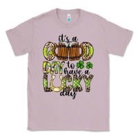 Lilac It's a Good Day To Have a Lucky Day Classic Tee - CowhideDigitalArt