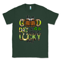 Sports Green It's a Good Day To Have a Lucky Day Classic Tee - CowhideDigitalArt