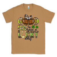 Toasted Coconut It's a Good Day To Have a Lucky Day Classic Tee - CowhideDigitalArt