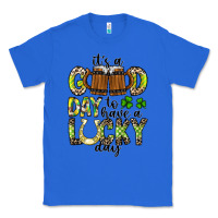 True Royal It's a Good Day To Have a Lucky Day Classic Tee - CowhideDigitalArt