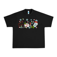 Black christmas nurse Urban Heavy Tee - MaliasSmallBusiness