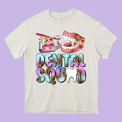 Dental Squad Heavy Core Tee Designed By Adodesignshop