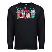 Black nurse coffee cups Premium Sweatshirt - OliviaCreatesArt