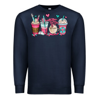 Navy nurse coffee cups Premium Sweatshirt - OliviaCreatesArt