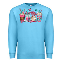 Ocean Blue nurse coffee cups Premium Sweatshirt - OliviaCreatesArt