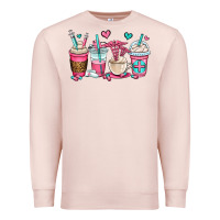 Pale Pink nurse coffee cups Premium Sweatshirt - OliviaCreatesArt