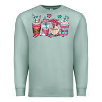 Seafoam nurse coffee cups Premium Sweatshirt - OliviaCreatesArt