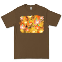 Cacao fall pumpkin background Premium Tee - AdoDesignShop