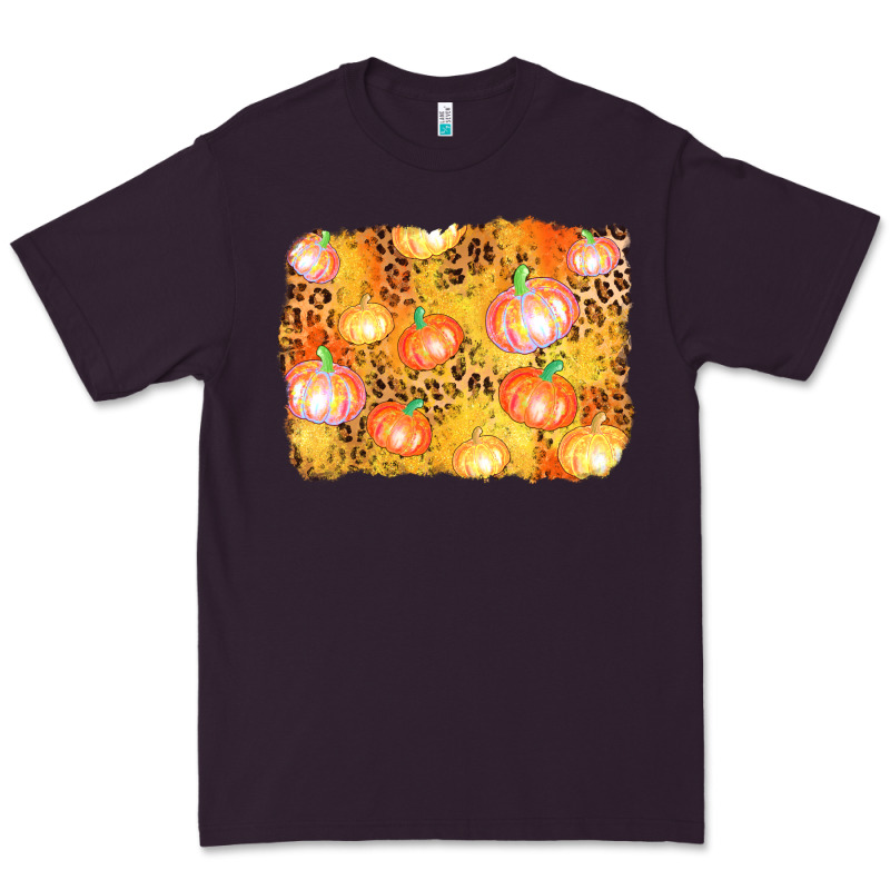 Fall Pumpkin Background Premium Tee by AdoDesignShop | Teevron