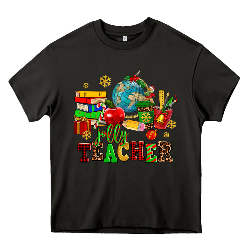 Christmas Jolly Teachers Heavy Core Tee by AdoDesignShop | Teevron