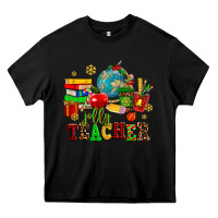 Black christmas jolly teachers Heavy Core Tee - AdoDesignShop