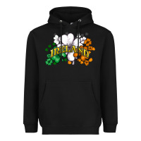 Black St. Patrick's Ireland flag Heavyweight Hoodie - HowdyJamesFarm