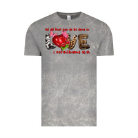 Cloud Rock let all that you do be done in love i corinthians Vintage Tee - NancyCooperArtShop