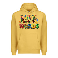 Antique Gold Love needs no words Premium Hoodie - CowGirlArtShop
