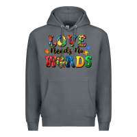 Rock Love needs no words Premium Hoodie - CowGirlArtShop