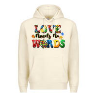 Sandshell Love needs no words Premium Hoodie - CowGirlArtShop