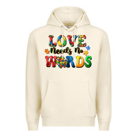 Tofu Love needs no words Premium Hoodie - CowGirlArtShop