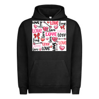 Pigment Black love Urban Hoodie - LillyAllenDesigns