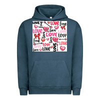 Pigment Midnight Navy love Urban Hoodie - LillyAllenDesigns