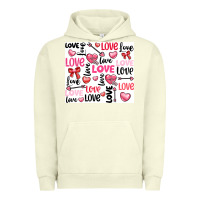 Pigment Pistachio love Urban Hoodie - LillyAllenDesigns
