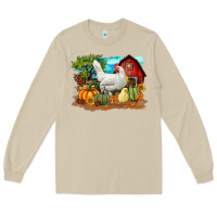 Mushroom Fall Chicken Long Sleeve Tee - LillyAllenDesigns