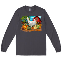 Smoke Fall Chicken Long Sleeve Tee - LillyAllenDesigns