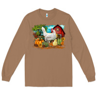 Toasted Coconut Fall Chicken Long Sleeve Tee - LillyAllenDesigns