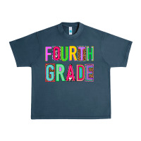 Midnight Navy fourth grade Urban Heavy Tee - NancyCooperArtShop