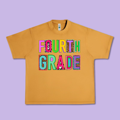 Fourth Grade Urban Heavy Tee Designed By Nancycooperartshop