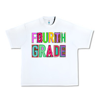 White fourth grade Urban Heavy Tee - NancyCooperArtShop