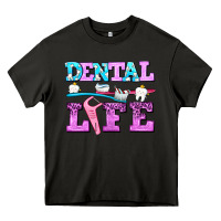Asphalt dental life with teeth Heavy Core Tee - AdoDesignShop