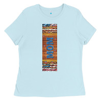 Baby Blue usa flag and mom penwraps 2 Ladies Tee - Artiststas