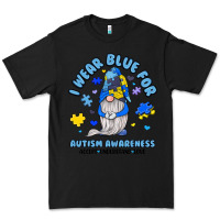 Black i wear blue for autism awareness Premium Tee - JahusDesignShop