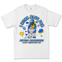 White i wear blue for autism awareness Premium Tee - JahusDesignShop
