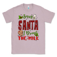 Lilac sorry santa ı drank the milk Classic Tee - MaliasSmallBusiness