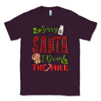 Plum sorry santa ı drank the milk Classic Tee - MaliasSmallBusiness