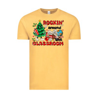 Vintage Mustard rockin around the classroom Vintage Tee - MaliasSmallBusiness