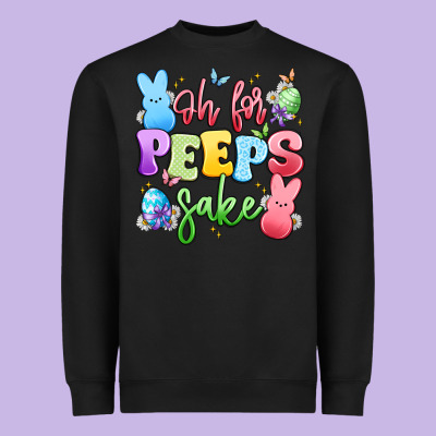 Oh For Peeps Sake Heavyweight Sweatshirt Designed By Artiststas