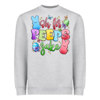 Heather Grey oh for peeps sake Heavyweight Sweatshirt - Artiststas