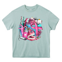 Arona dental elements and cancer with cowhide and leopard Heavy Core Tee - AdoDesignShop