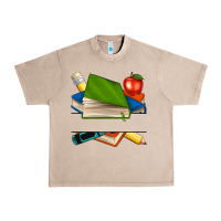 French Oak custom teacher books Urban Heavy Tee - NancyCooperArtShop