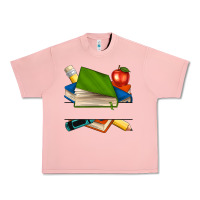 Salmon custom teacher books Urban Heavy Tee - NancyCooperArtShop