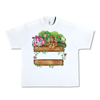 White zoo crew Urban Heavy Tee - JahusDesignShop