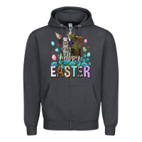 Smoke Happy Easter Heifers Easter Day Zipper Hoodie - HowdyJamesFarm