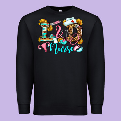 Labor And Delivery Nurse Premium Sweatshirt Designed By Oliviacreatesart