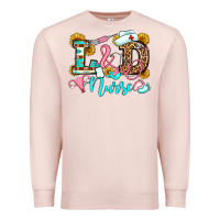 Pale Pink labor and delivery nurse Premium Sweatshirt - OliviaCreatesArt