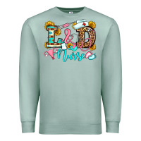 Seafoam labor and delivery nurse Premium Sweatshirt - OliviaCreatesArt