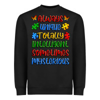 Black always unique totally intelligent sometimes myster Heavyweight Sweatshirt - Artiststas