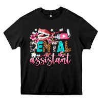 Black dental assistant Heavy Core Tee - AdoDesignShop